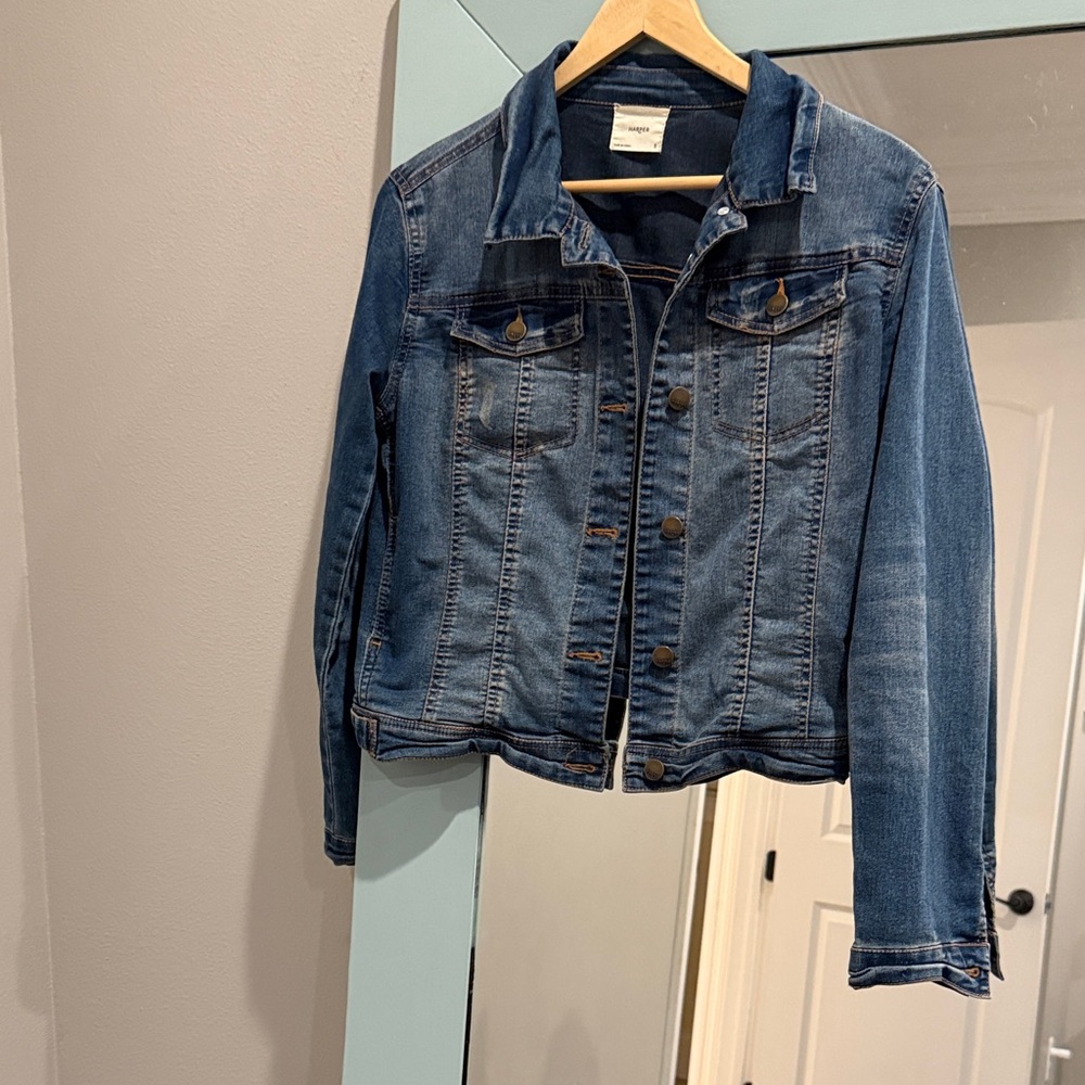 Harper Dark Blue Jean Jacket